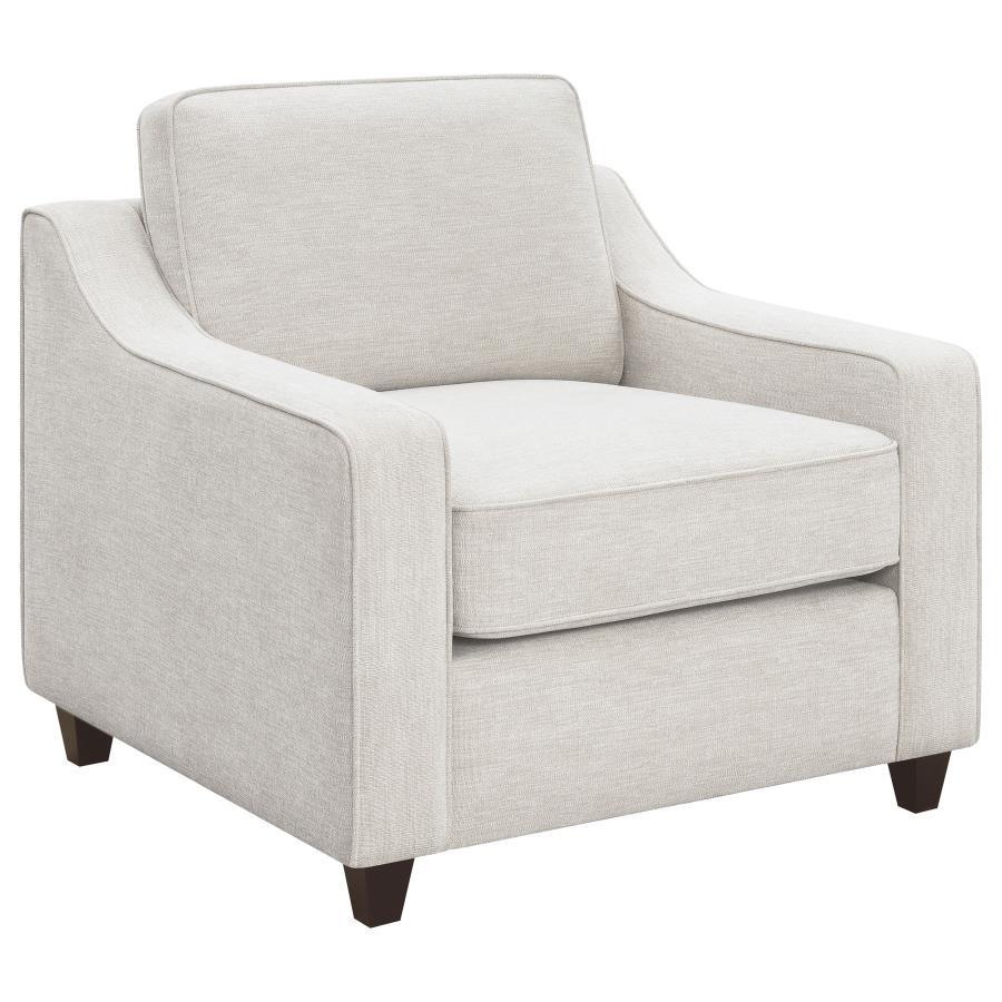 Christine Upholstered Sloped Arm Accent Chair