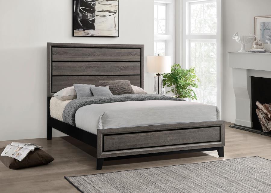 Watson Panel Bed – Transitional Bedroom Bed Frame