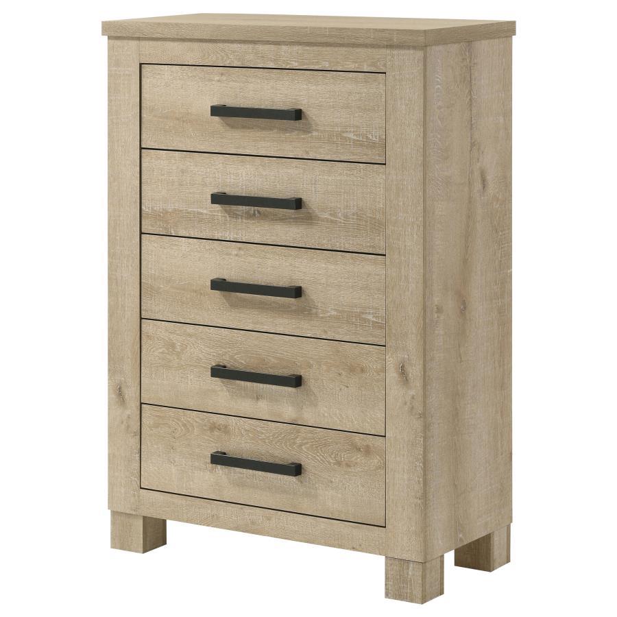 Oakglen 5-Drawer Bedroom Chest of Drawers