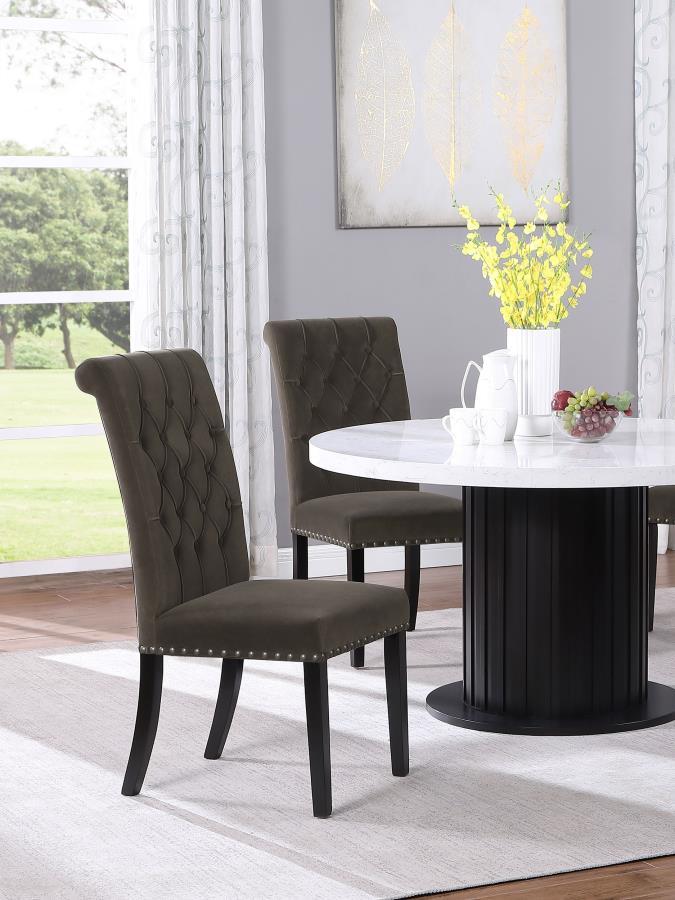 Alana Set of 2 Upholstered Dining Side Chairs