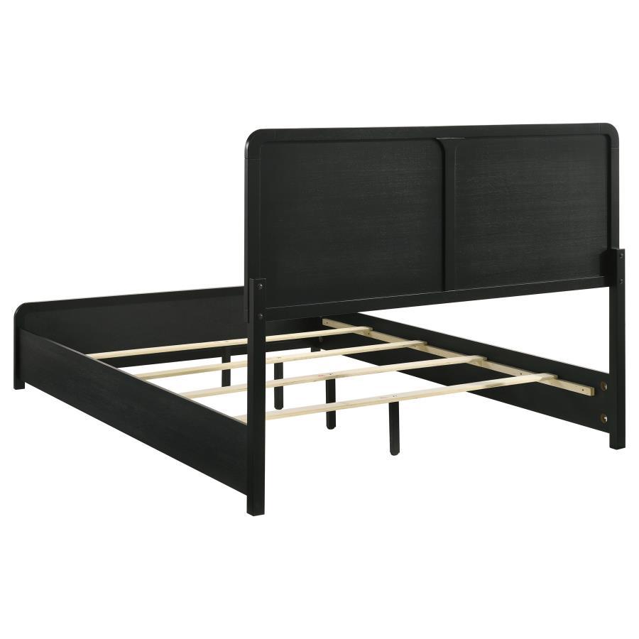 Cavelle Upholstered Bed in Black
