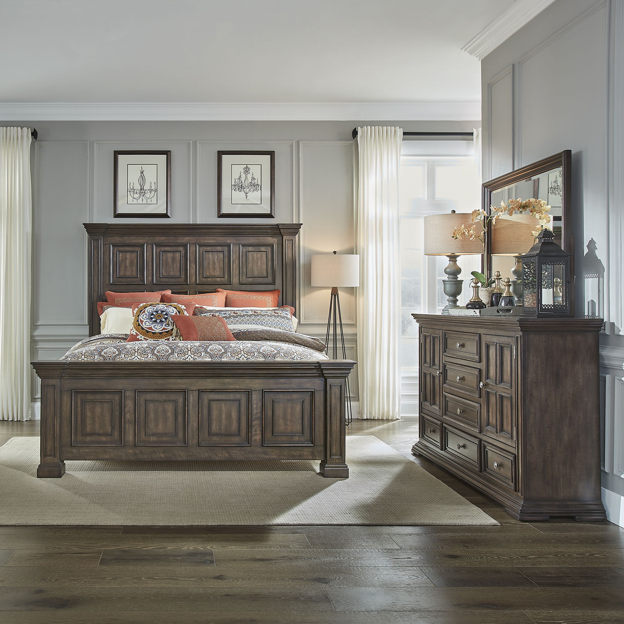Big Valley Bedroom Set – Panel Bed