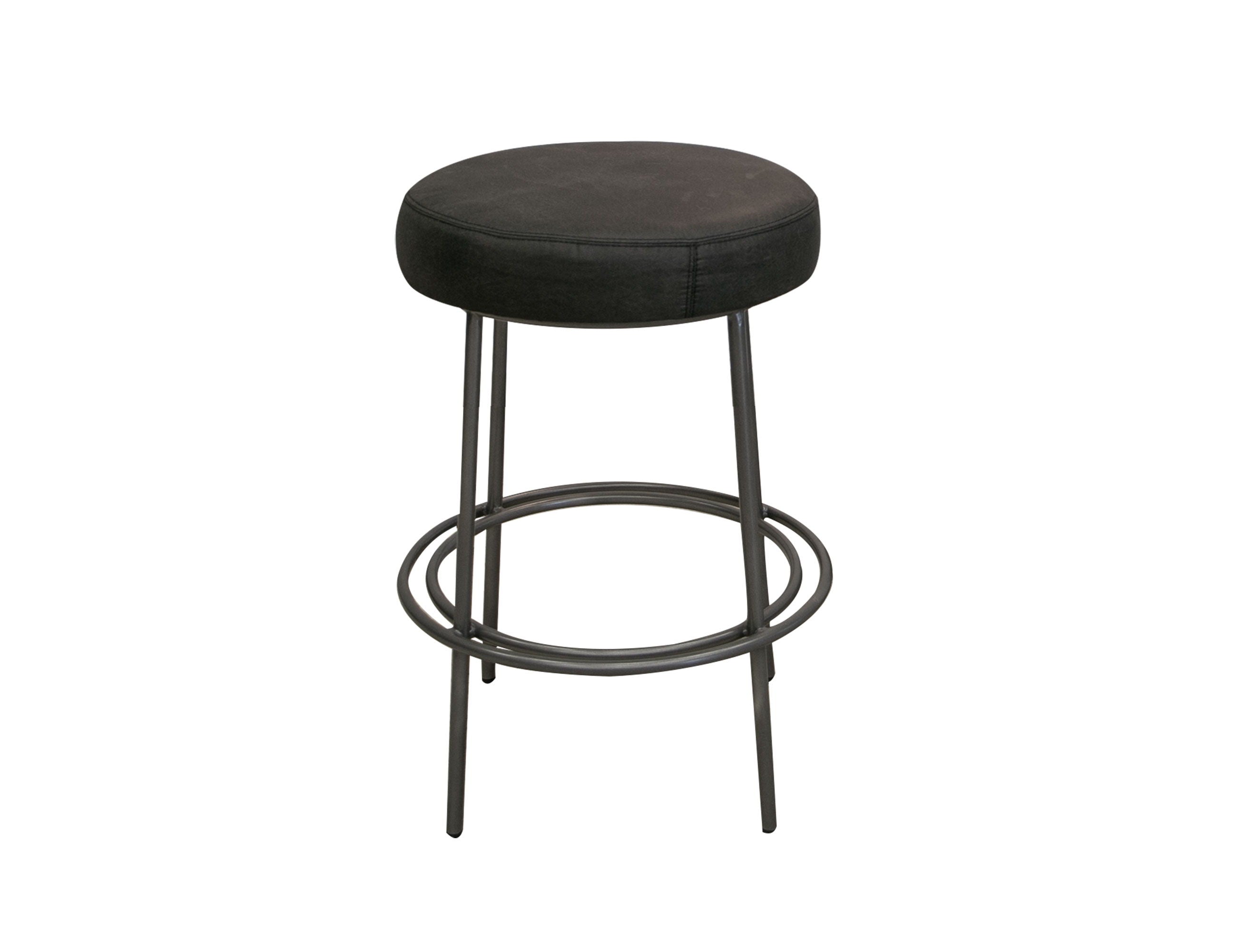 Frida Metal Stool with Wooden Frame