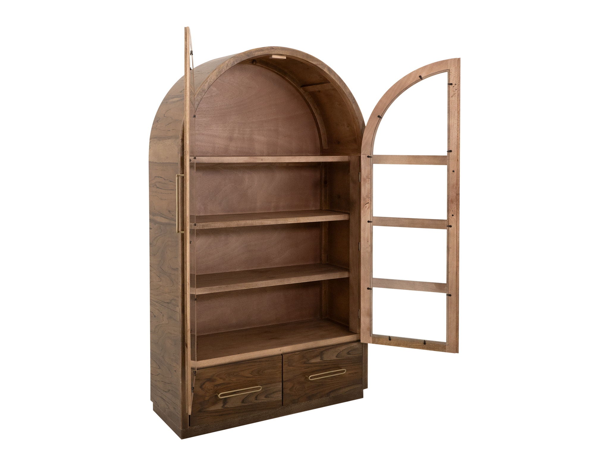 Balam Cabinet Almond / Barrel Brown