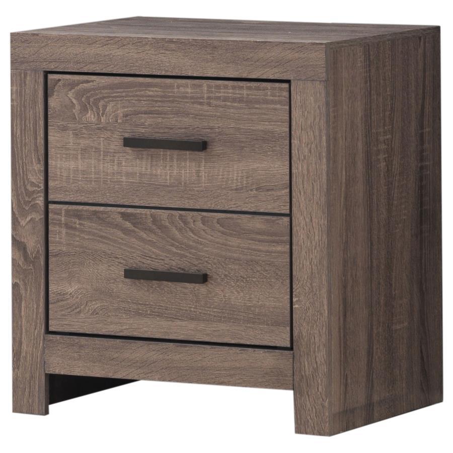 Brantford 2-Drawer Nightstand – Modern Bedroom Side