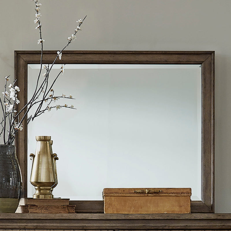 Americana Farmhouse Landscape Mirror