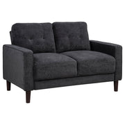 Coaster Bowen II Transitional Steel Grey Loveseat