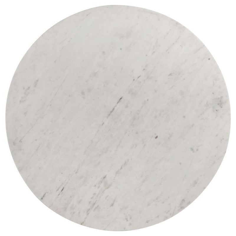 Astoria Round Genuine White Marble Coffee Table