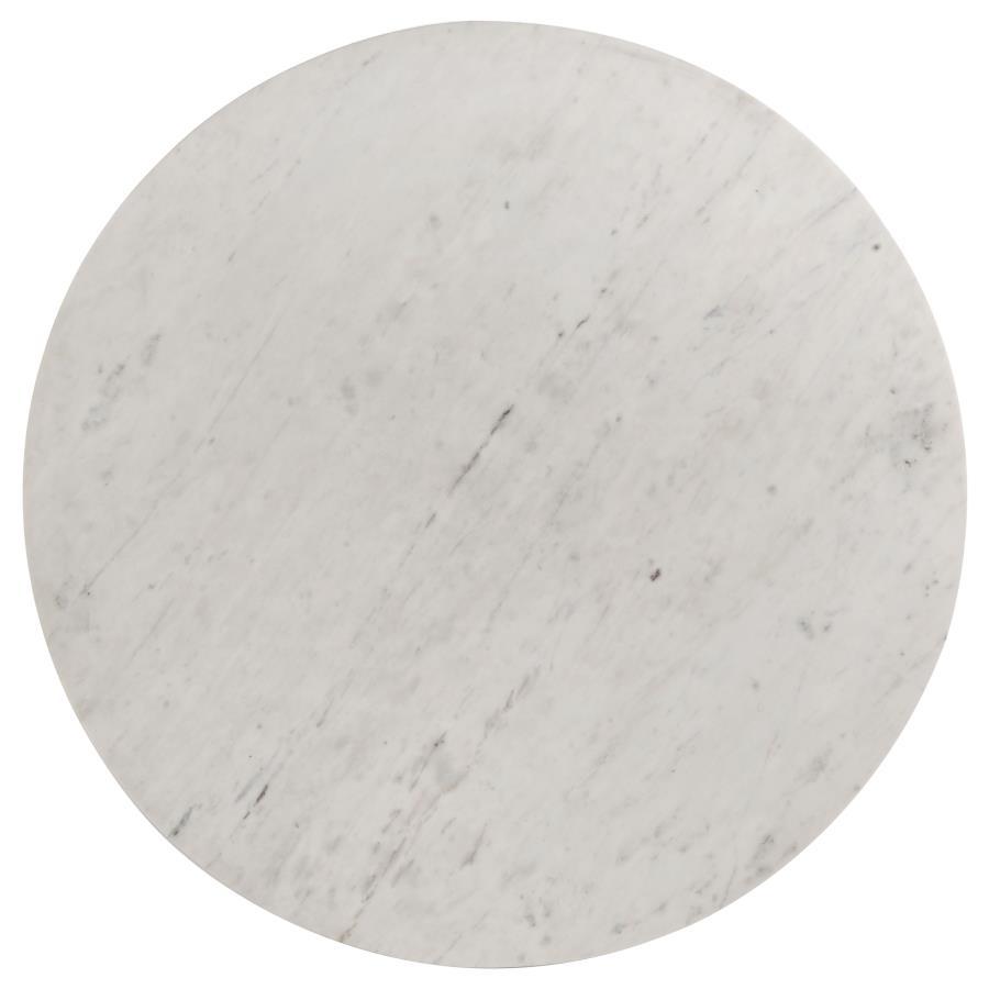 Astoria Round Genuine White Marble Coffee Table
