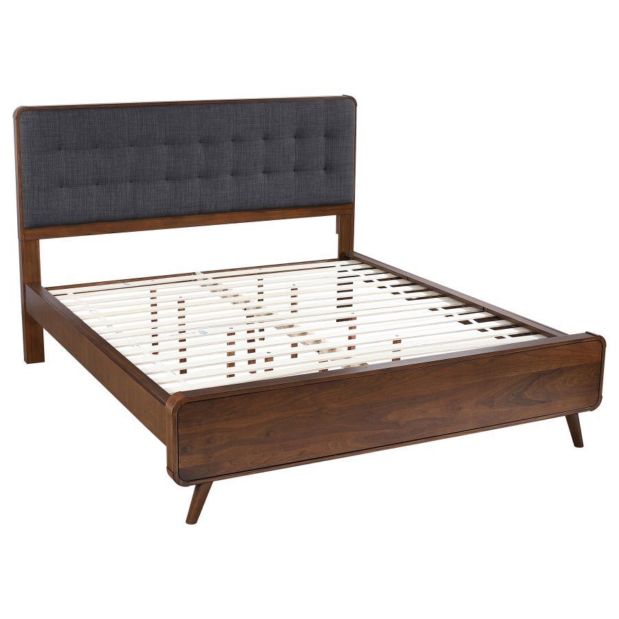 Robyn Mid-Century Wood Panel Bed