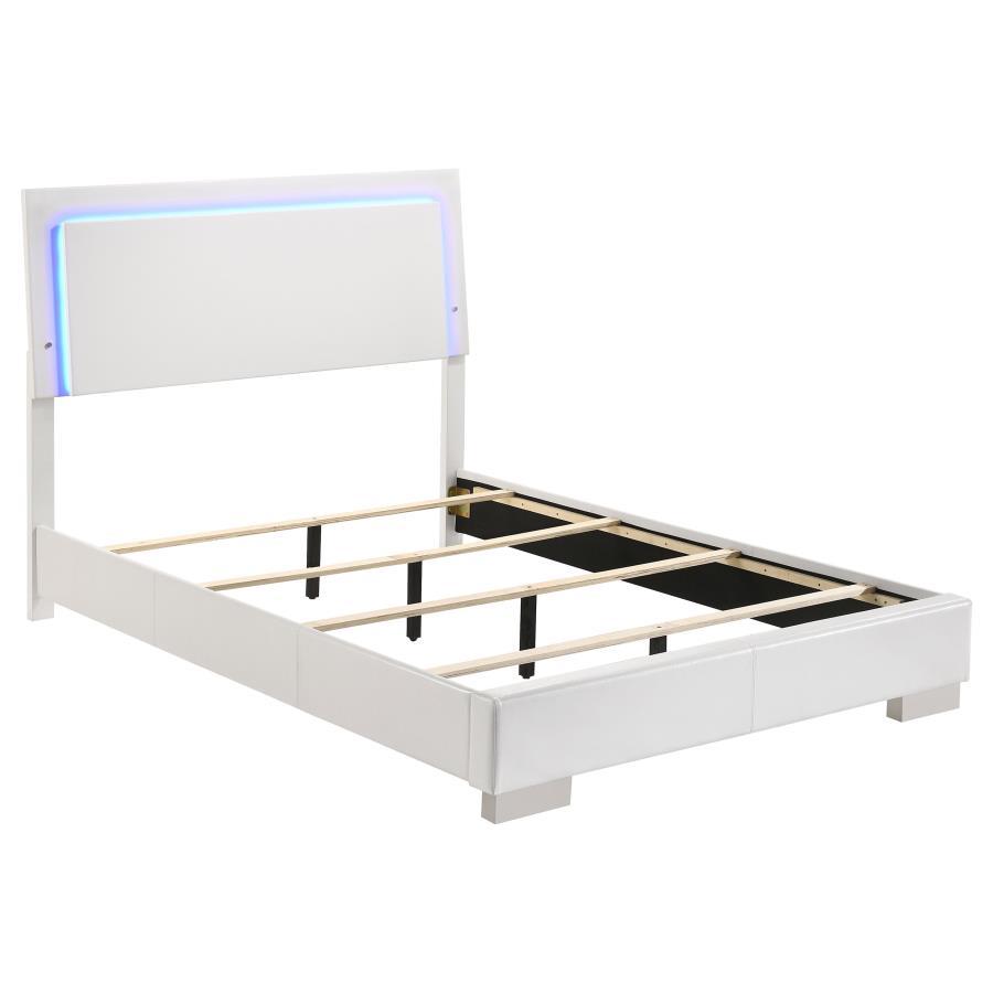 Felicity Full LED Panel Bed