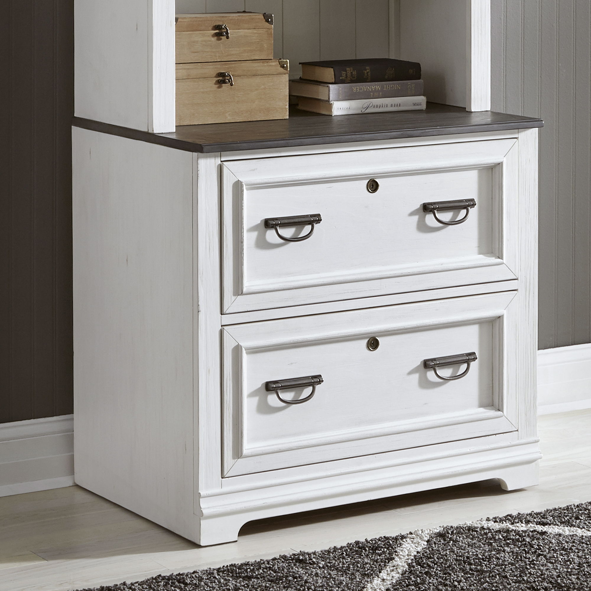 Allyson Park Bunching Lateral File Cabinet with Locking Drawers