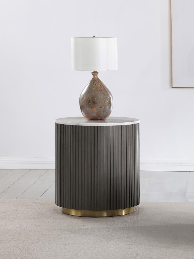 Jason Round Marble Top Coffee Table