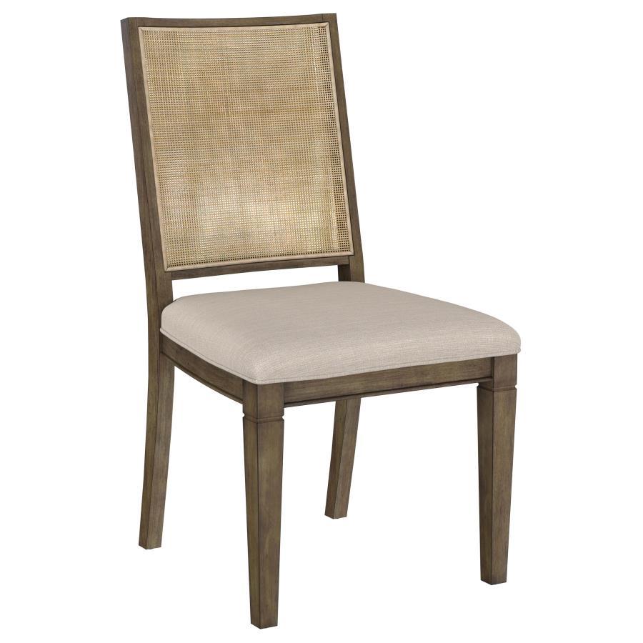 Matisse Woven Rattan Back Dining Side Chair Set of 2