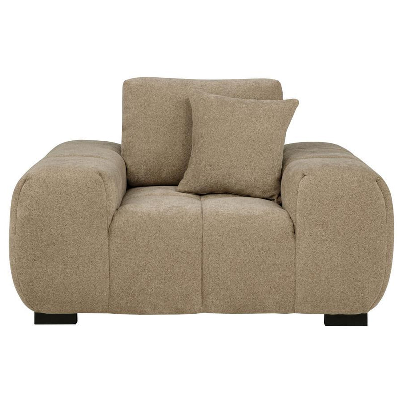 Octavia Upholstered Track Arm Accent Chair