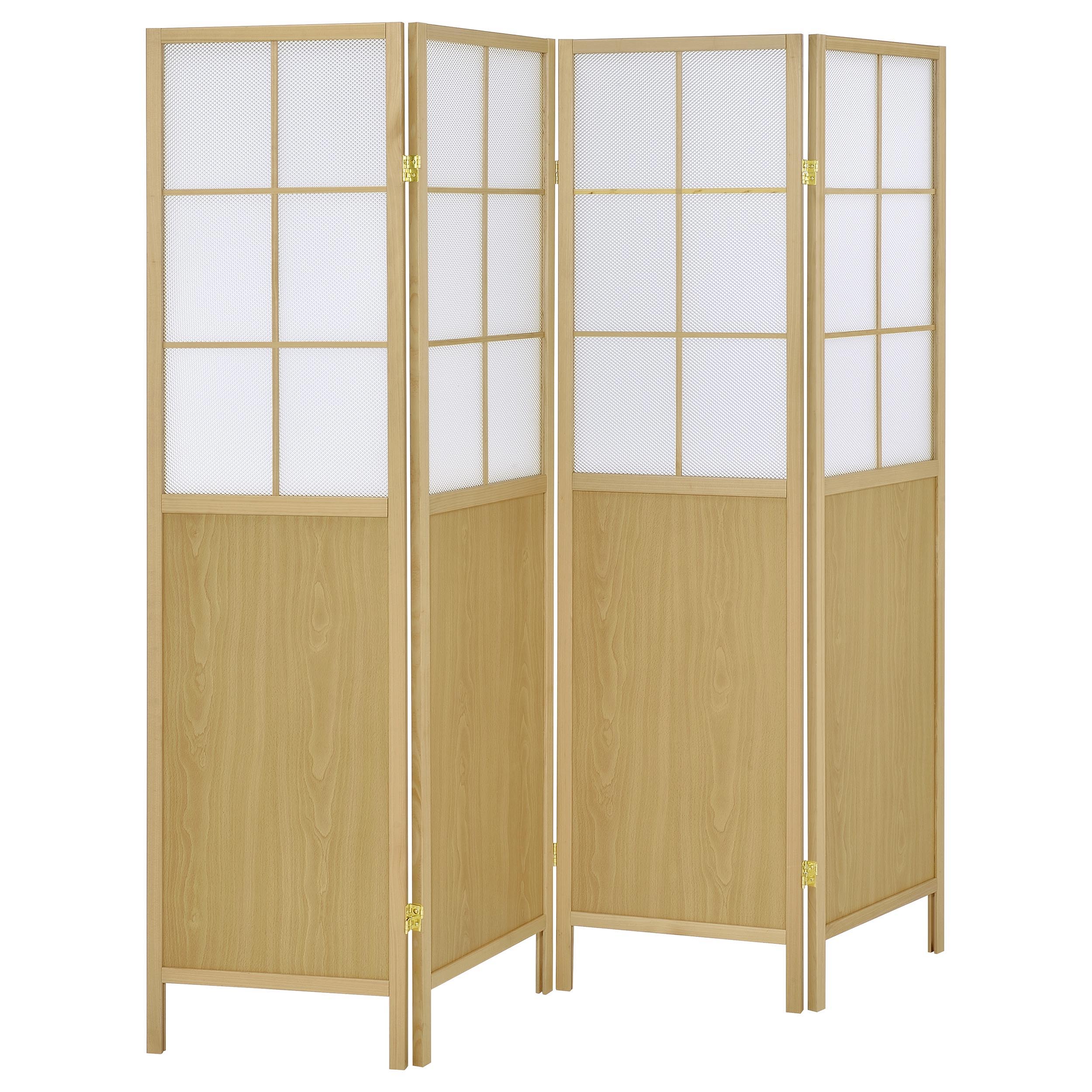 Edwards - 4-Panel Room Divider Folding Shoji Screen