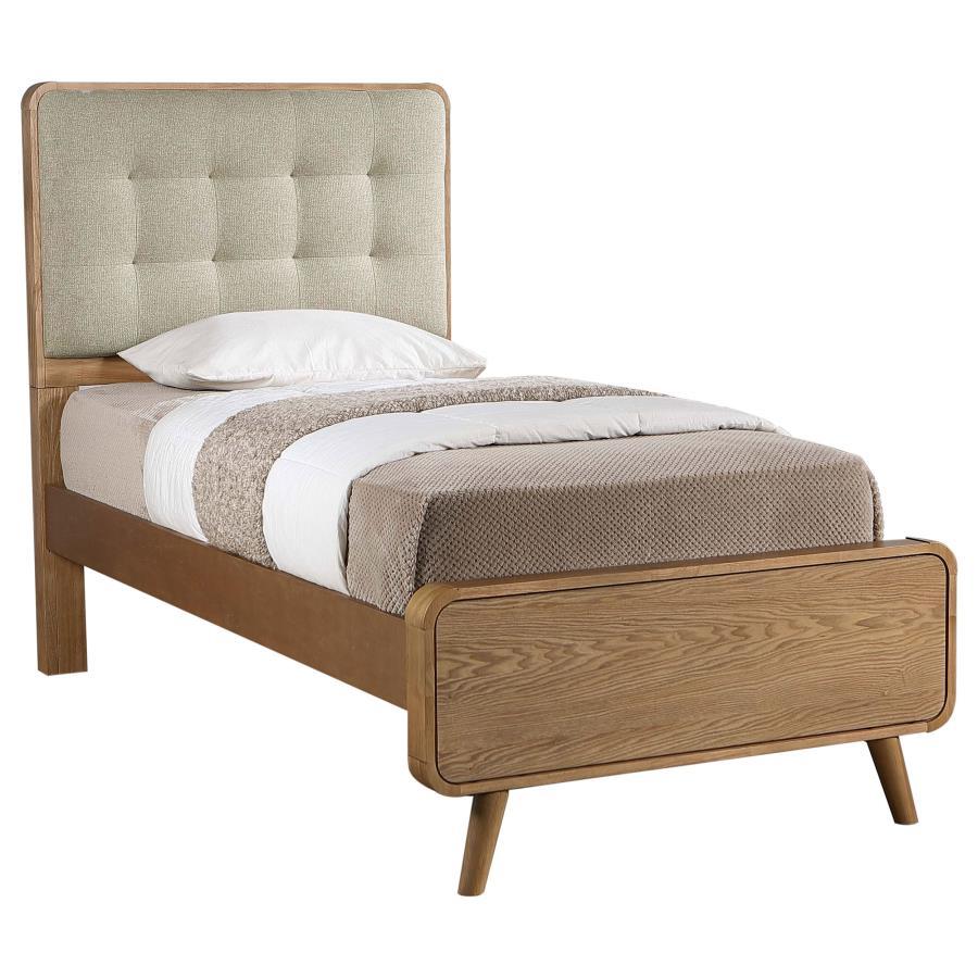 Robyn Mid-Century Wood Panel Bed