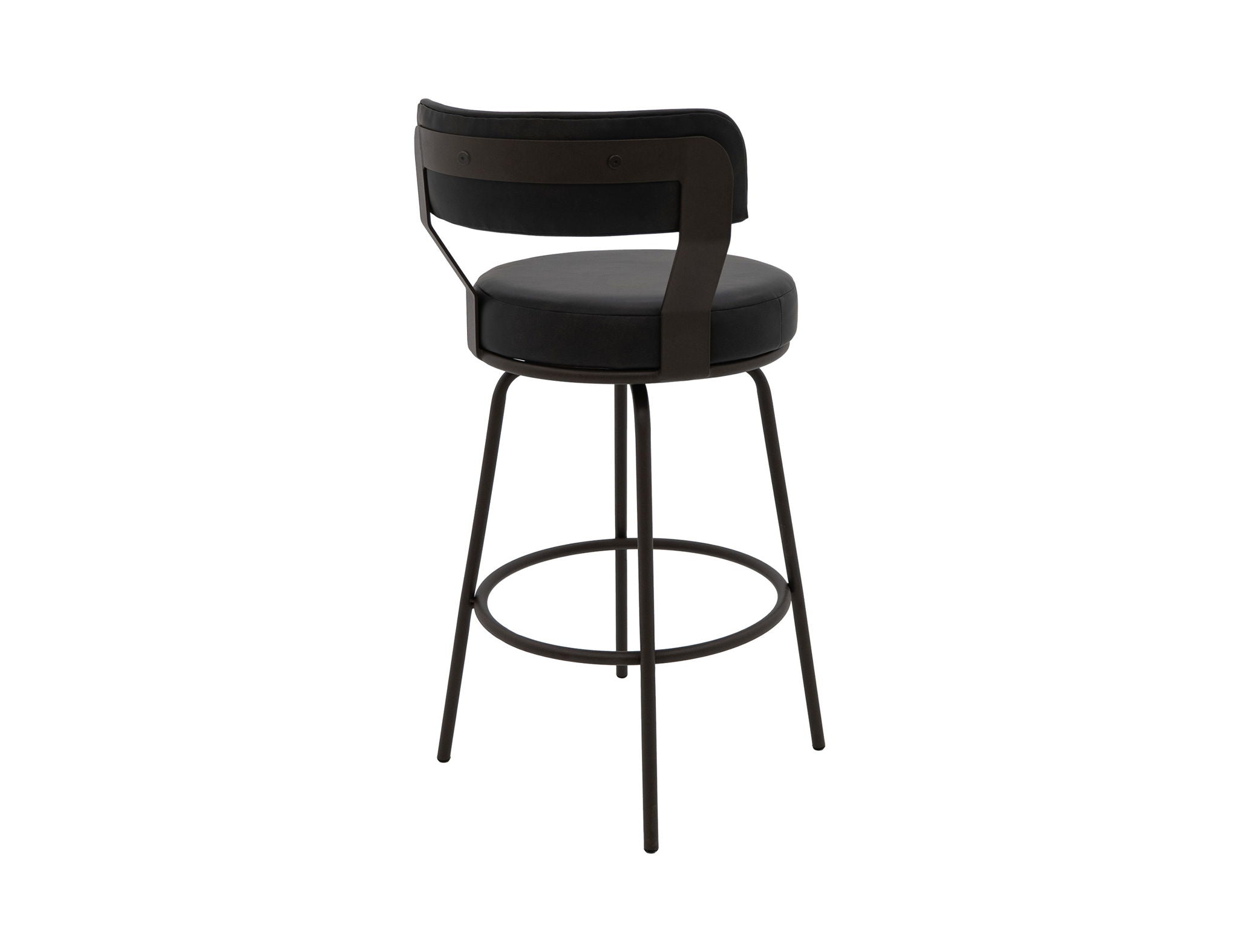 Maison Upholstered Barstool with Wooden Frame