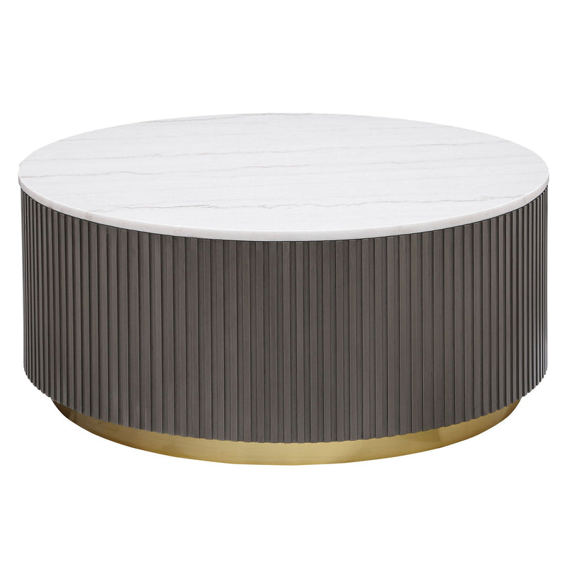 Jason Round Marble Top Coffee Table