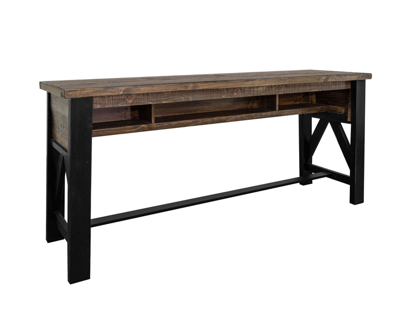 Loft - Counter Height Sofa Table - Two Tone Gray / Brown