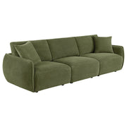 Elysia Contemporary Green Modular Fabric Lounge Sofa