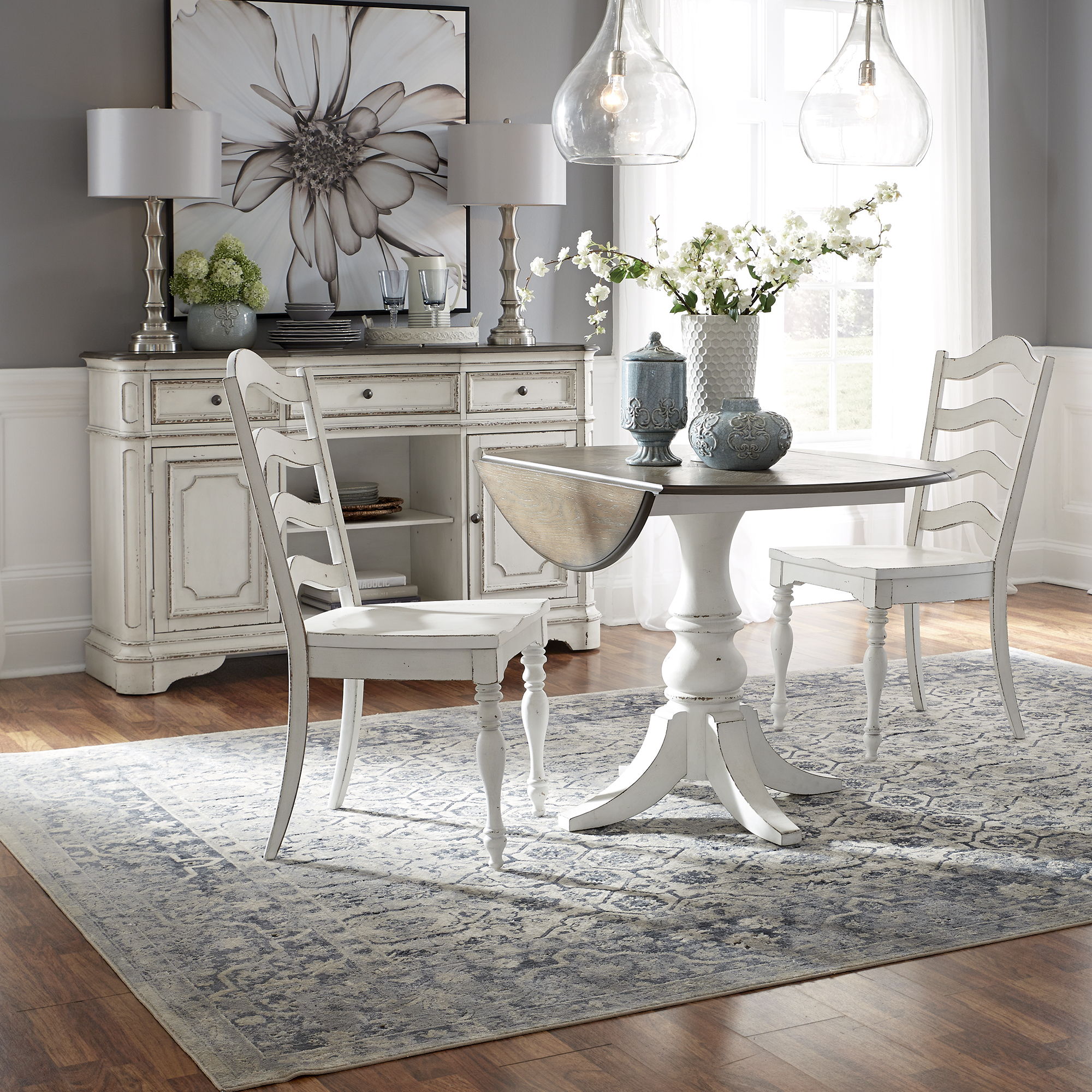 Magnolia Manor Drop Leaf Table Set