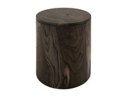 Balam Chairside Table in Oil Black Finish