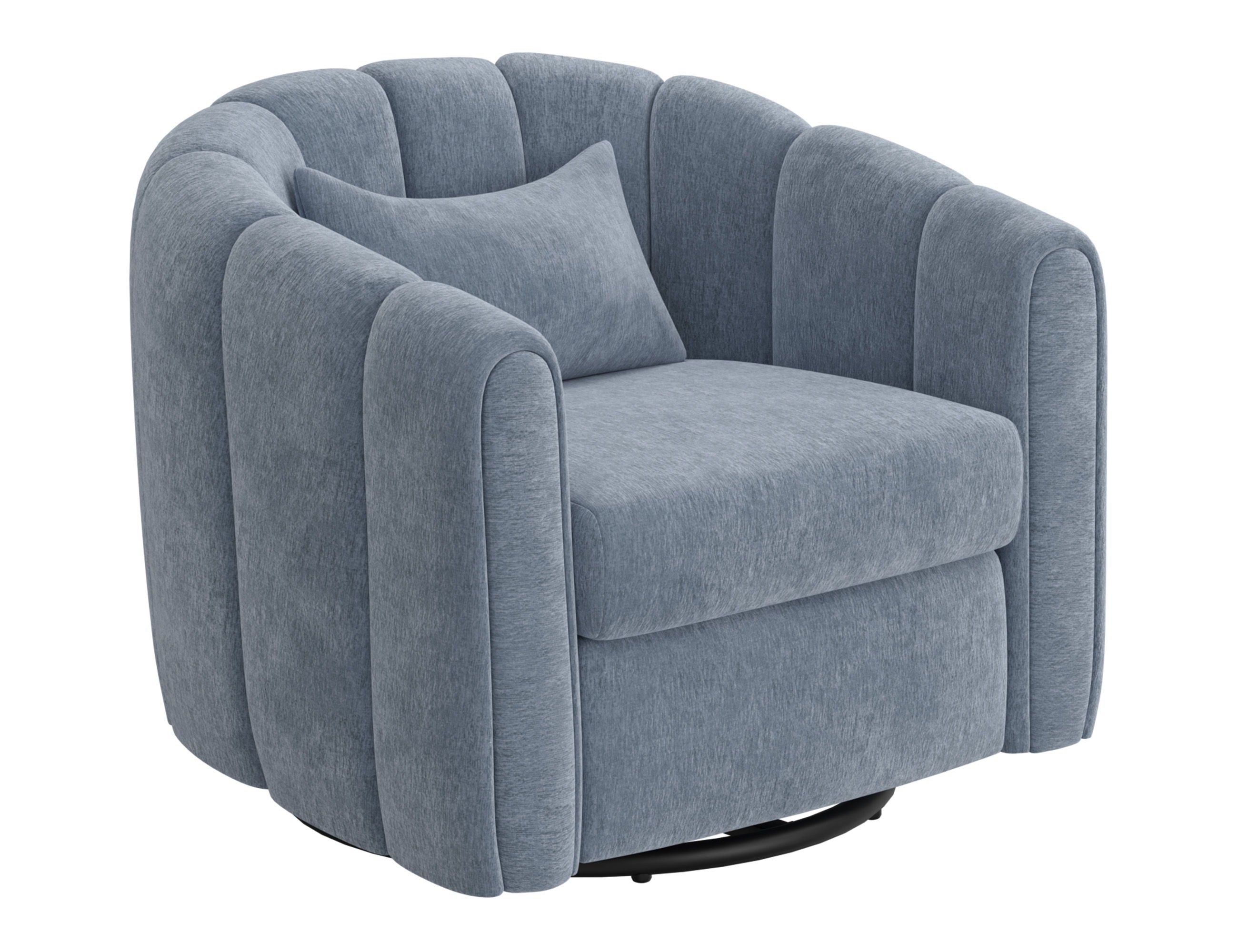 Viera Armchair Swivel Glider Wooden Frame