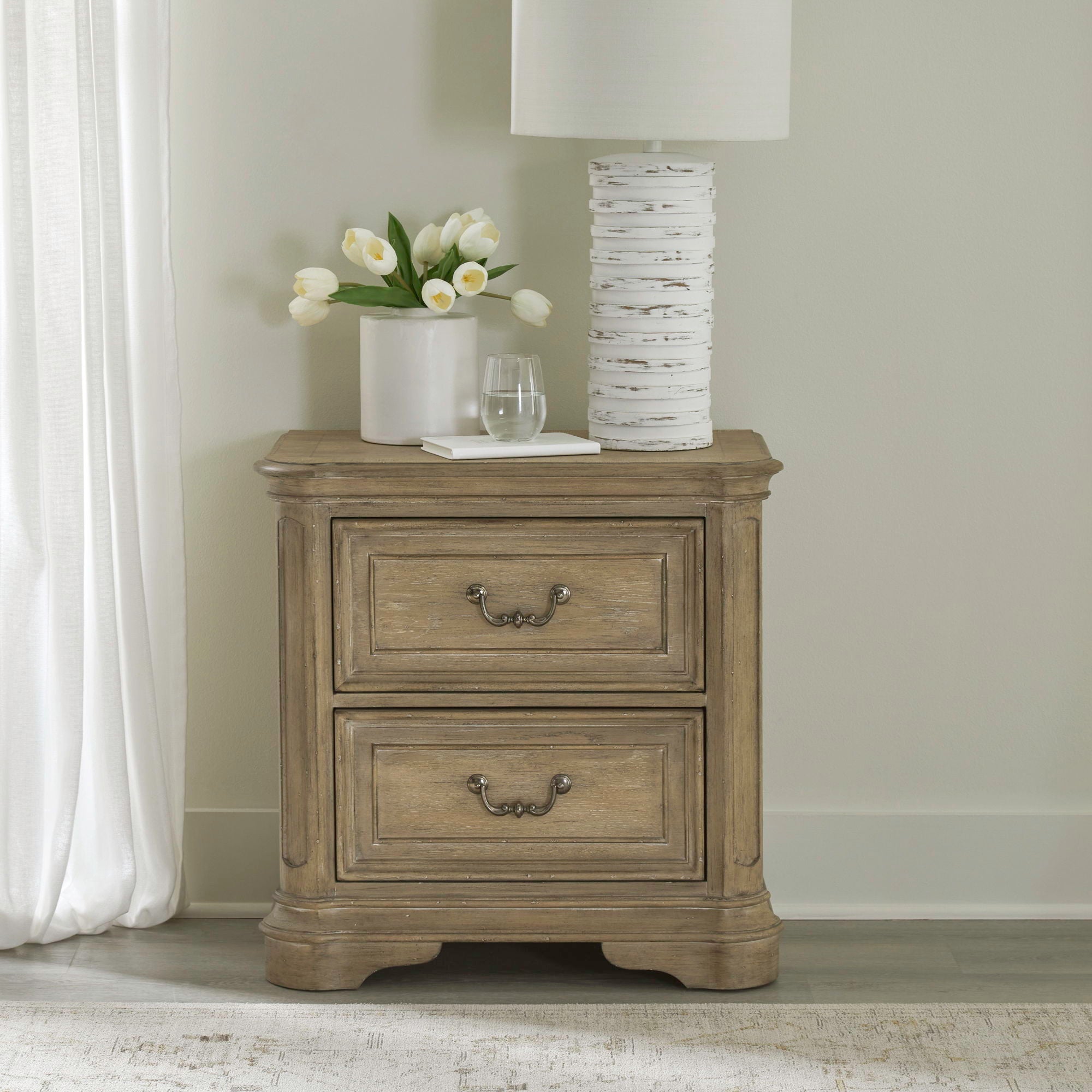 Liberty Furniture Magnolia Manor 2 Drawer Nightstand – Lowest Price at VBU Furniture