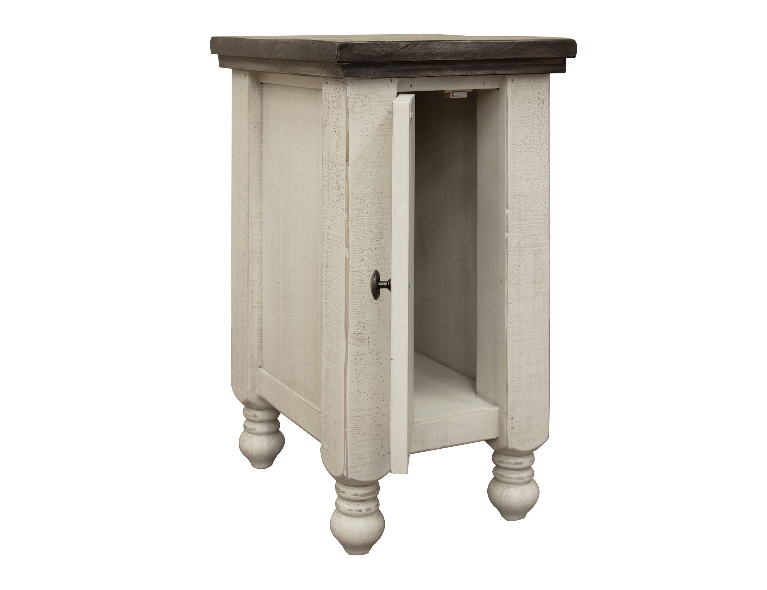 Stone - Chairside Table With 1 Door