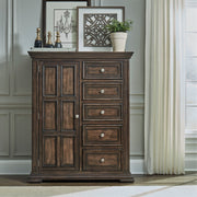 Big Valley Door Chest, 5 Drawers & 1 Door