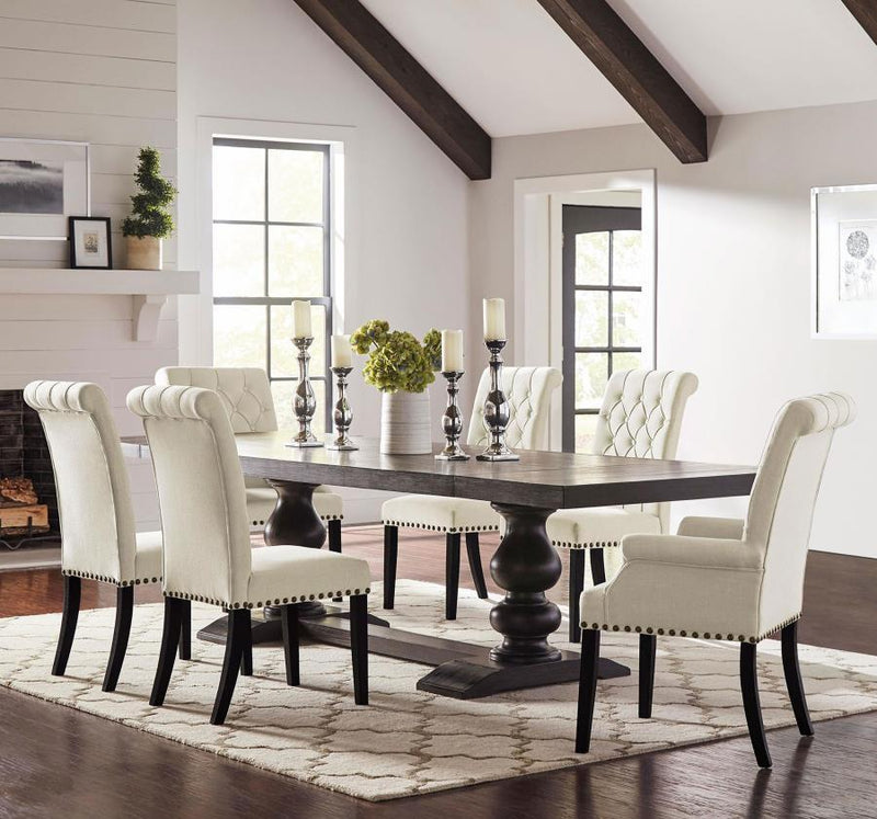 Onslow Rectangular Dark Brown Wood Dining Table