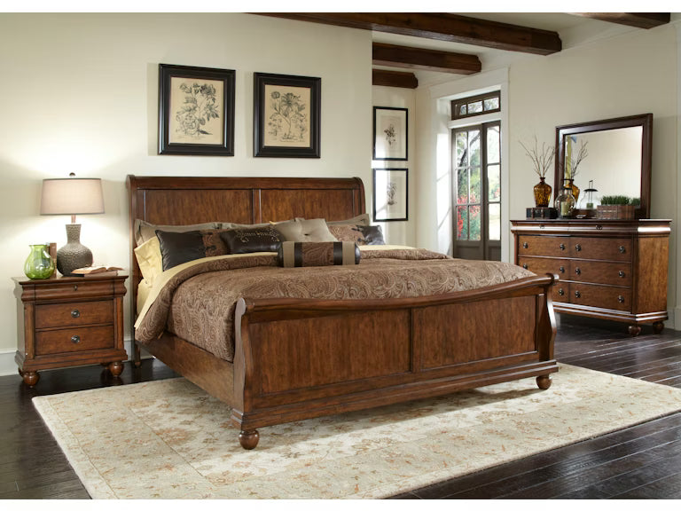 Rustic Traditions Sleigh Bed