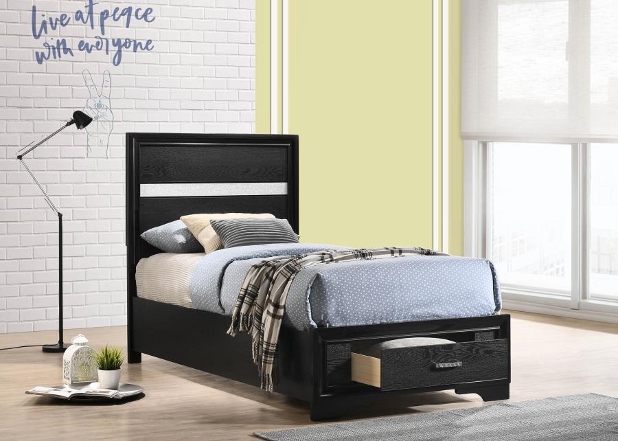 Miranda Full Storage Panel Bed