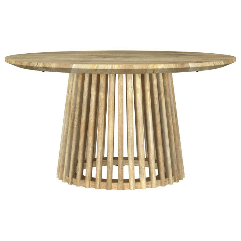 Touhy - Round Solid Wood End Side Table