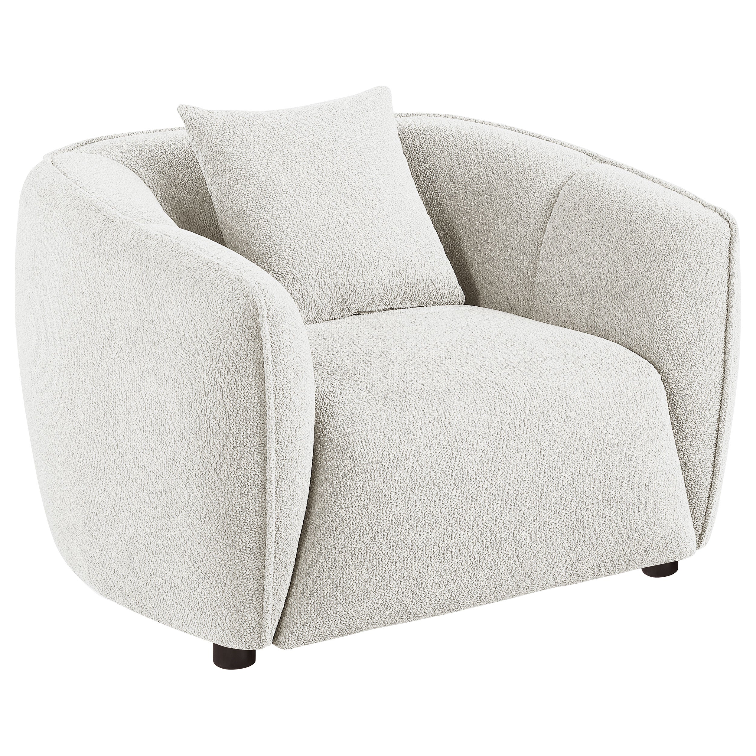 Aleisha Sand Fabric 3-Piece Upholstered Sofa Set