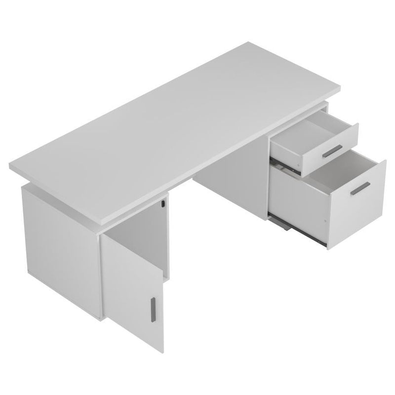 Lawtey 2-Drawer Computer Desk
