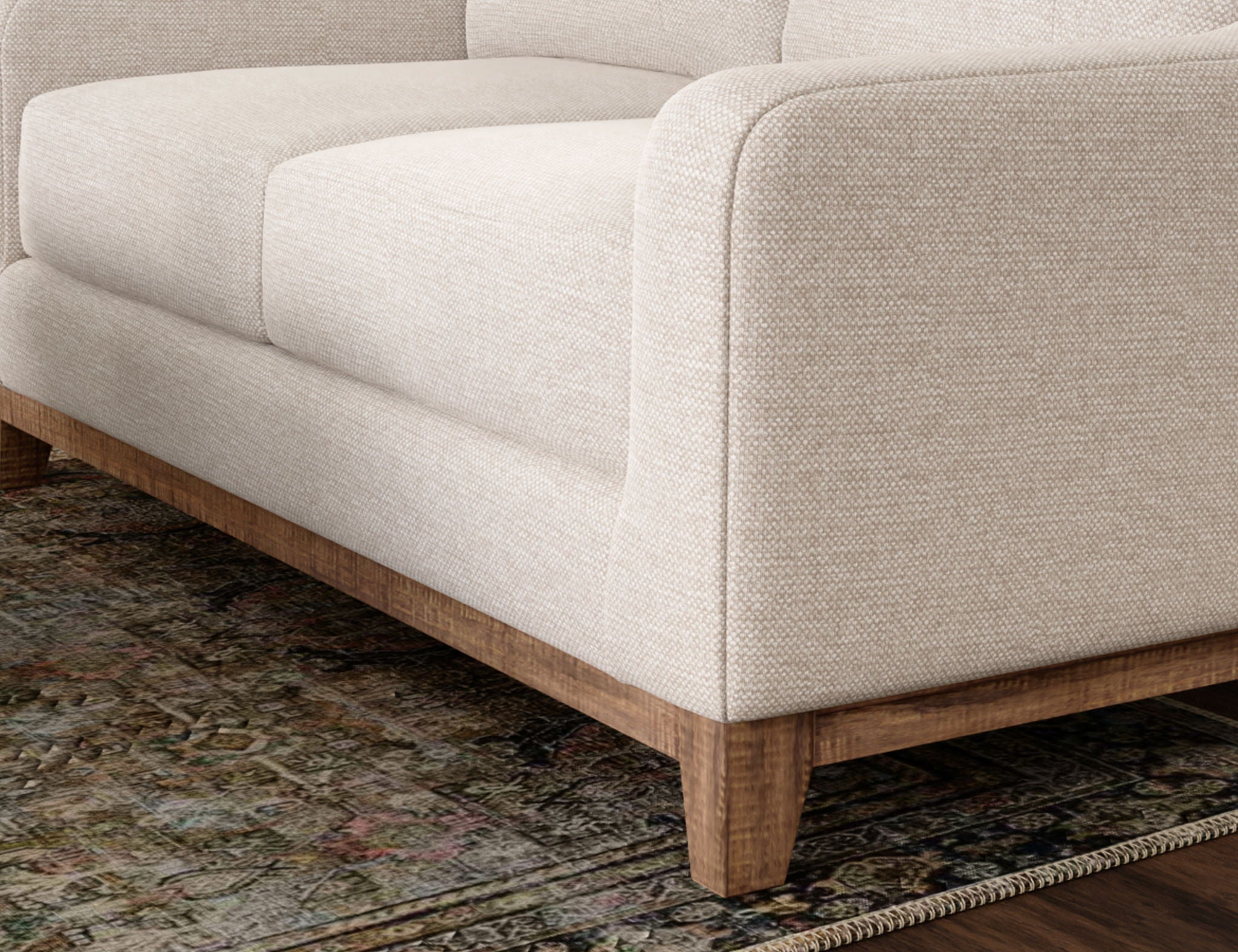 Olivo Sofa with Solid Wood Frame