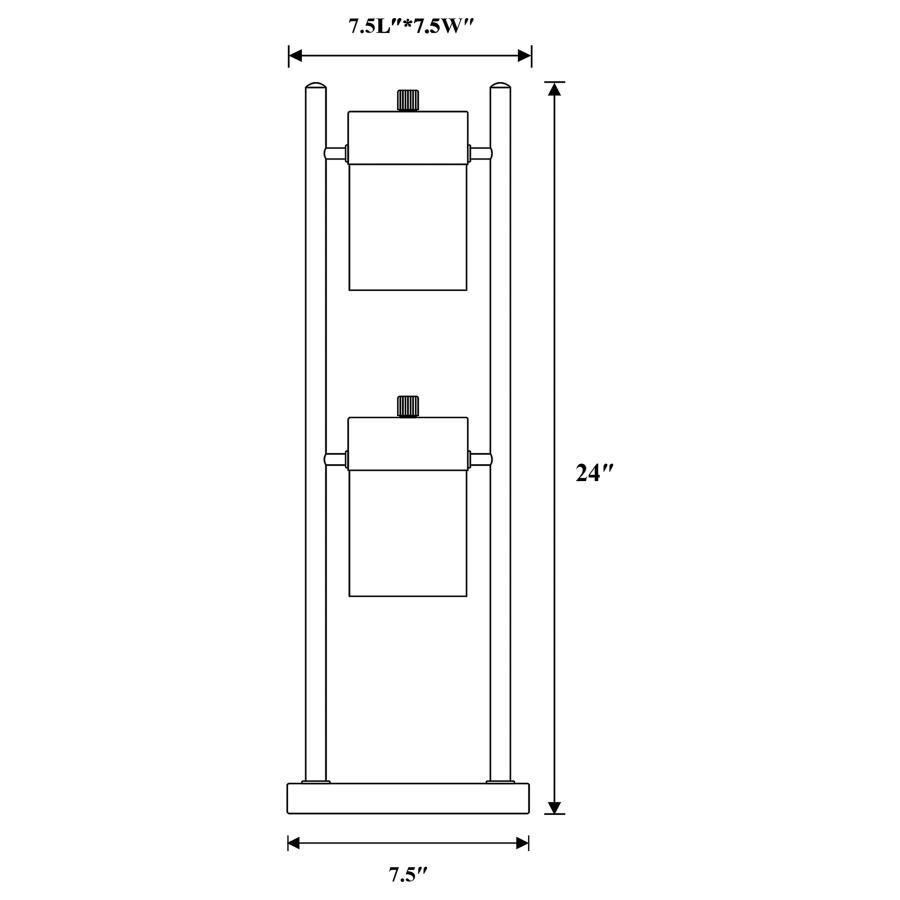 Munson 2?Swivel Lights Bedside Table Lamp