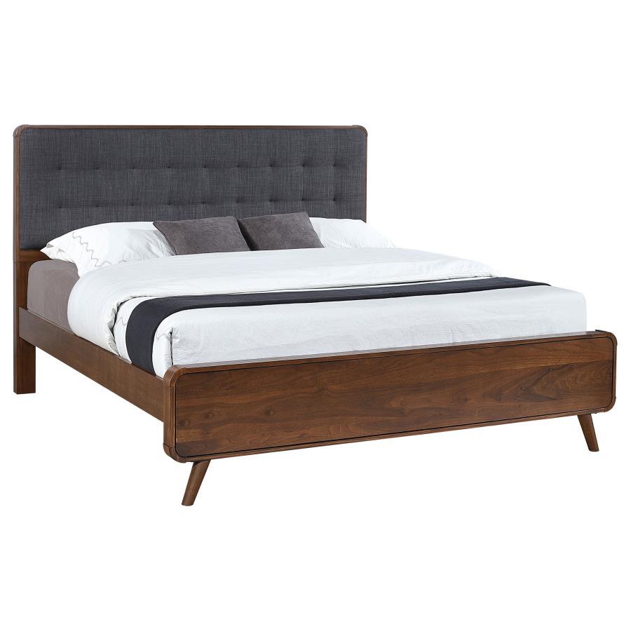 Robyn Mid-Century Wood Panel Bed