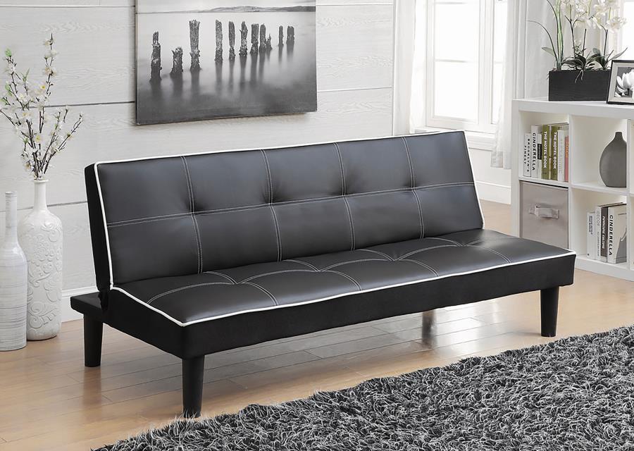 Katrina Upholstered Tufted Convertible Sofa Bed