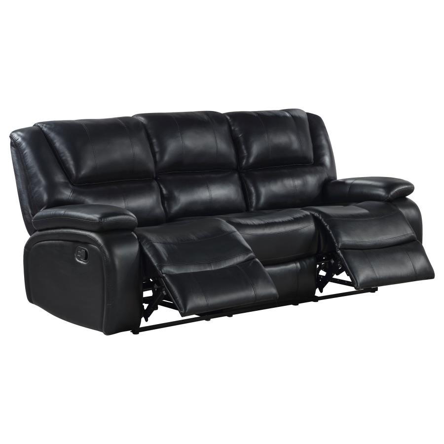Camila Upholstered Reclining Sofa Set