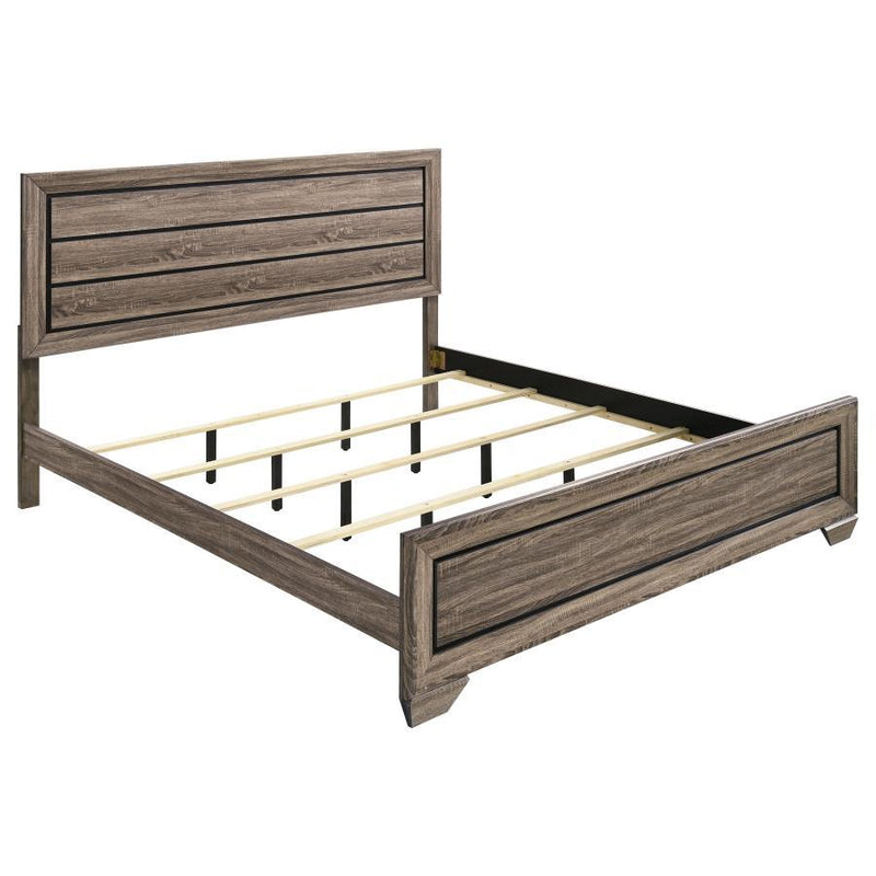 Kauffman - Wood Panel Bed