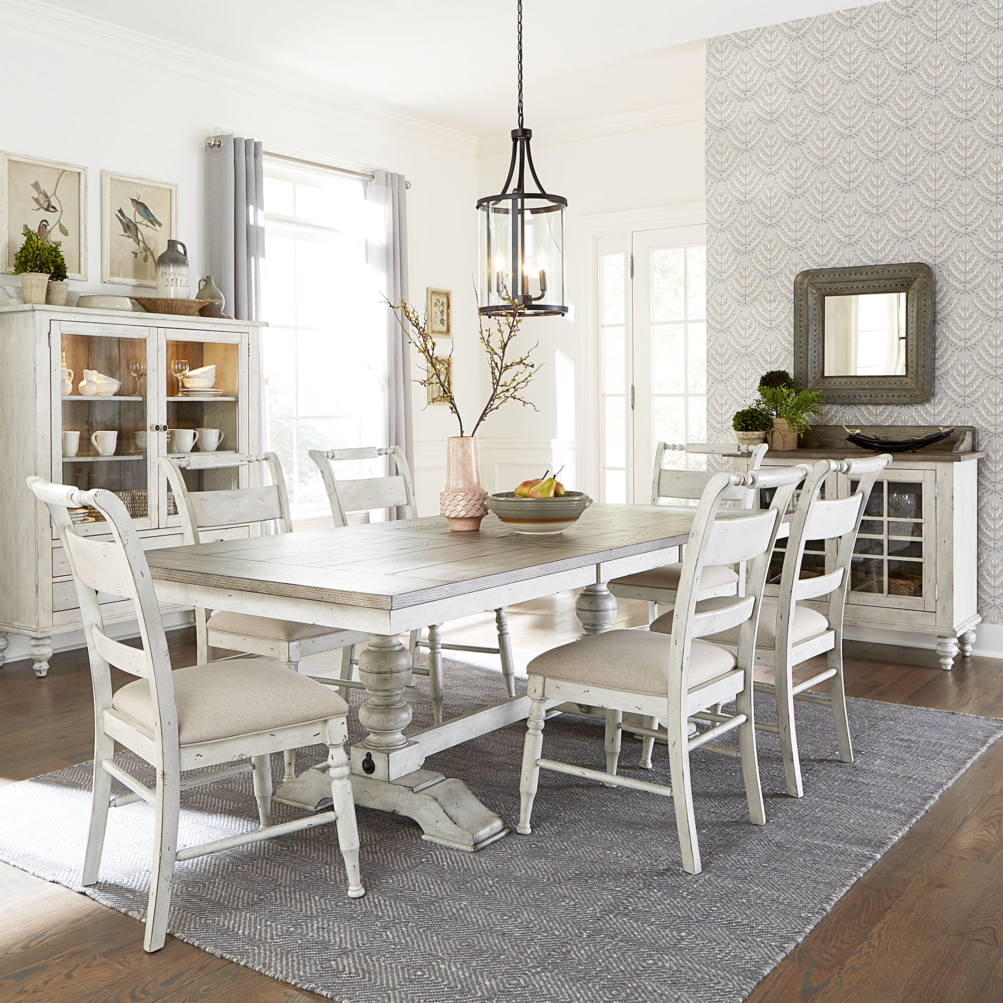 Whitney Trestle Table Set