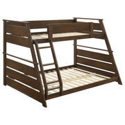 Holden Twin over Full Wood Veneer Bunk Bed