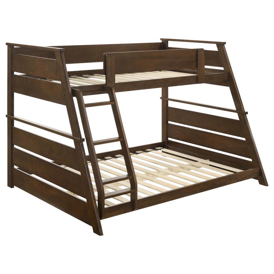 Holden Twin over Full Wood Veneer Bunk Bed