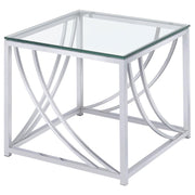 Lille - Glass Top Entryway Sofa Console Table Accents