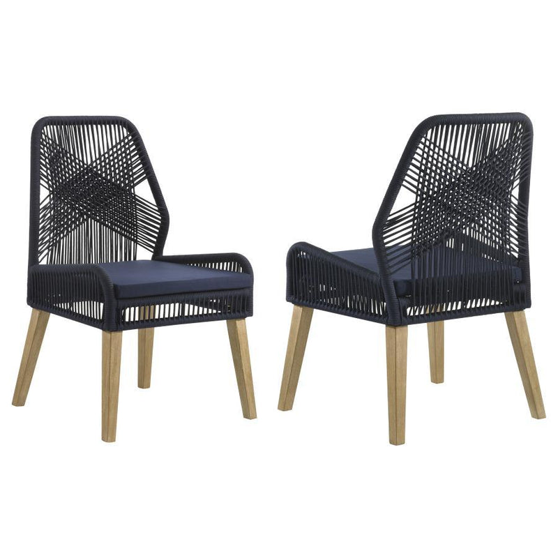 Nakia Woven Rope Dining Side Chairs – Set of 2