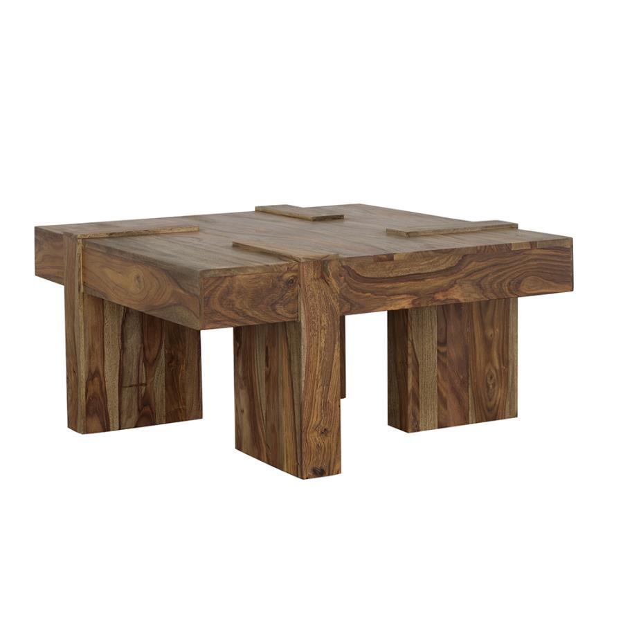 Samira Square Solid Wood Coffee Table