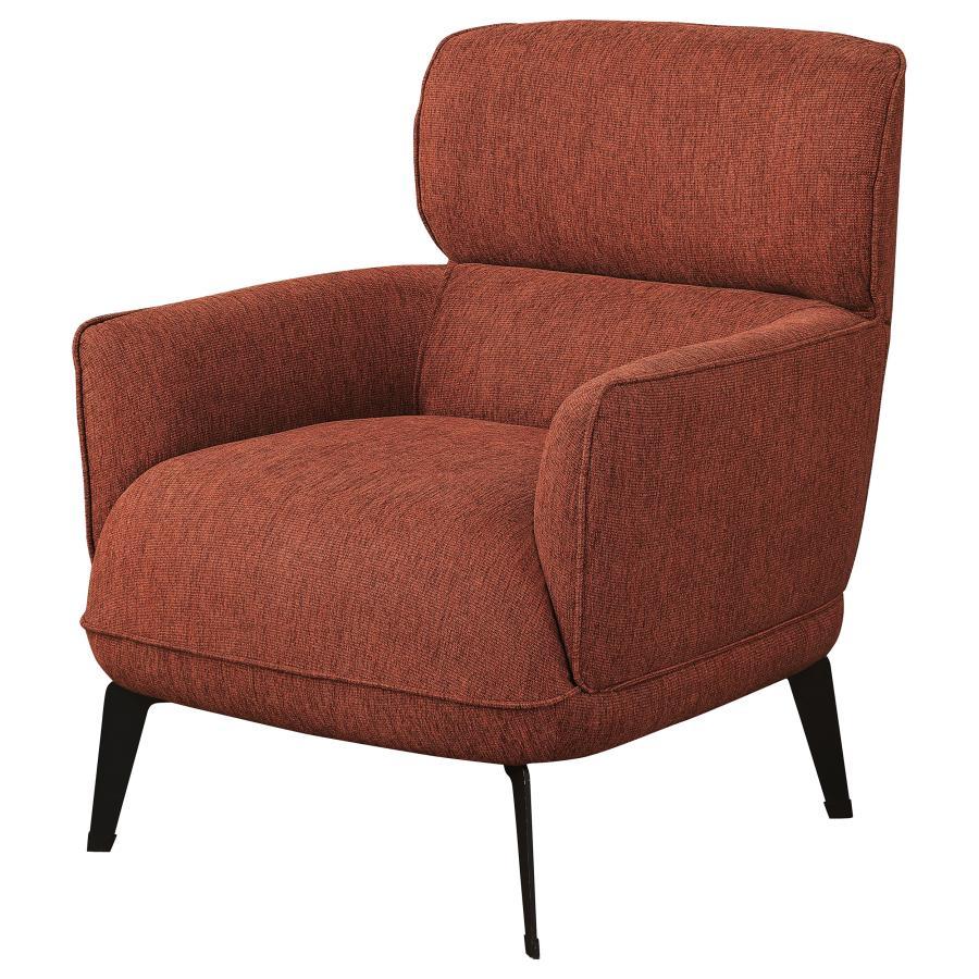 Andrea - Upholstered Crescent Arm Accent Chair
